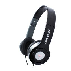 X1 Dynamic Stereo Headphone with Mic for Phone and Computer (Black)
